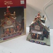 Lemax The Crows Nest Plymouth Corners Retired #25651 w/box & Light - READ picture