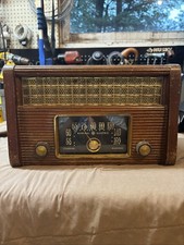 Vintage GE Model 205 General Electric Tube Tabletop Radio Lights Up, 1940s Parts picture