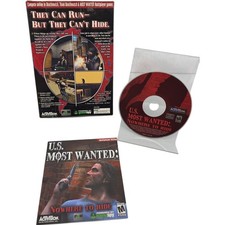 U.S. Most Wanted Nowhere to Hide PC Game 2002 Activision Tested and Working picture