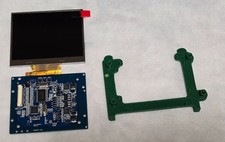 Sega Nomad LCD TFT Screen w/ Driver Board and Wiring Harness Kit with Bracket picture