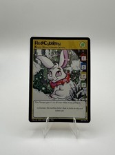 Neopets TCG #22/100 Red Cybunny Single Card WOTC picture