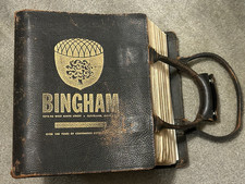 HUGE 1974 BINGHAM, Inc Cleveland Ohio Hardware Tools Catalog leather Binder picture
