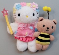 2000 Hello Kitty Flower Fairy Tiny Chum Magnetic Plush Set NWT Sanrio Rare picture