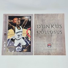 NBA Live 2001 PlayStation 2 PS2 PC Dunkus Print Ad/Poster Promo Art picture