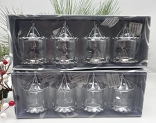 LOT 2– Vtg 2001 Dept 56 Set 4  Silver Pinwheel Spinner Birdcage Ornaments  picture
