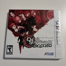 Shin Megami Tensei: Devil Survivor Overclocked Nintendo 3DS NO MANUAL Tested picture