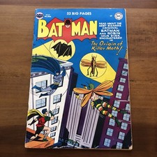 Batman 63 DC Comics 1st Killer Moth 1951 Beautiful Colors Complete KEY ISSUE picture