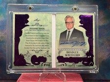 2024 Leaf History Book Bradley Whitford Auto Purple 2/10 A-BW1 West Wing picture