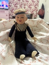 Vintage 1930s SS Statendam Holland America Line Souvenir Sailor Doll - 11