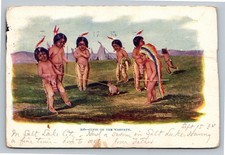 1904 Cupid on the Warpath Native American Children Postcard Salt Lake picture