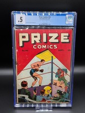 Prize Comics #45 Prize Publications 9/44 CGC .5 Dick Briefer and Fred Morgan picture