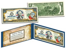 NORTH CAROLINA Statehood $2 Two-Dollar Colorized US Bill NC State *Legal Tender* picture