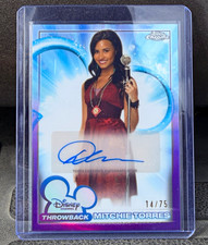 Topps 2026 Disney Chrome Demi Lovato Auto Mitchie Torres Throwback DCA-DL 14/75 picture