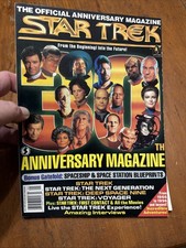 1996 Star Trek Anniversary Magazine From The Beginning Into The Future picture