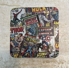 Marvel Superhero Tin  Box; 5” X 5” X 1” picture