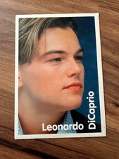 Vintage Leonardo DiCaprio Turkish Postcard 1990s Rare Collectible Teen Idol Card picture