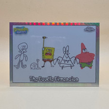 Topps 2025 SpongeBob SquarePants The Doodle Dimension Refractor #163 picture