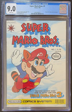 Super Mario Bros. #1 (1990 Valiant) CGC 9.0 WHITE PAGES picture