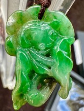 VINTAGE /ANTIQUE GRADE A JADEITE CARVING picture