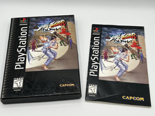 PS1 Street Fighter Alpha: Warriors' Dreams Long Box & Manual Only See Pictures picture