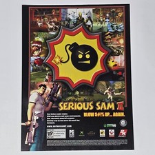 Serious Sam II 2 Xbox PC Blow Up Print Ad/Poster Promo Art picture