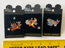 Disney Tigger & Eeyore Easter Limited Edition Pin Set of 3 Winnie the Pooh 2001 picture