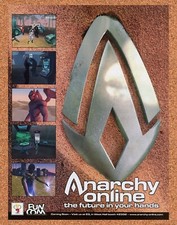 Anarchy Online PC Original 2002 Ad - Windows MMO Video Game Promo picture