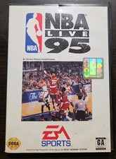 NBA Live '95 Sega Genesis Complete Case Manual picture