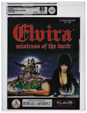 1990 Commodore 64/128 Elvira Mistress of the Dark Sealed Video Game VGA 85 picture