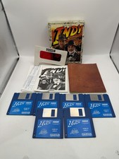 Indiana Jones The Last Crusade Atari ST Video Game Big Box 100% Complete Glasses picture