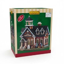 Lemax Oak Hill School Christmas Village Building Toy Drive #85343 Boxed picture