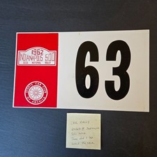 Vintage 1962 Sports Car Club Of America Rally Plaque Indianapolis 500 SCCA picture