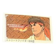Sony PlayStation 1 PS1 Street Fighter EX3 Vintage VTG 1999 Memory Card Sticker picture