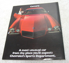 1970 CHEVROLET CAMARO RS SS Z28 16PG ORIGINAL BROCHURE picture