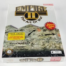 Vintage 1995 Empire II The Art Of War Windows 95 CD-ROM PC Game Rare Sealed New picture