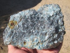 BLUE KYANITE IN QUARTZ ROUGH  ~ 3 lbs. 13 ozs. picture