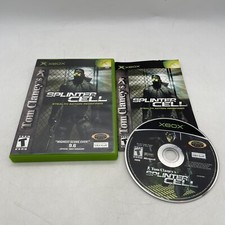 Tom Clancy's Splinter Cell Xbox Complete W/ Manual CIB Tested Working picture