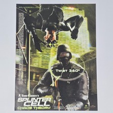 Splinter Cell Chaos Theory Xbox Twist 360 Print Ad/Poster Promo Art picture