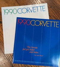1990 Chevrolet Corvette  brochure with envelope picture