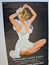 UNSIGNED Vintage, (13 month), Pin Up Calendar picture