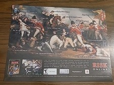Risk Online Global Domination Print Ad 8X11 2003 Vintage Great To Frame  picture