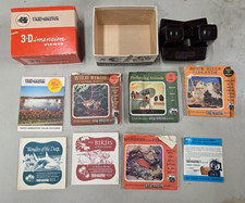 Vintage View-Master Model E 3D Viewer in Original Box 1955 With many Reels picture