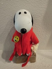 Vintage Knickerbocker Tub Time Snoopy Vintage Peanuts Doll Figure NICE picture