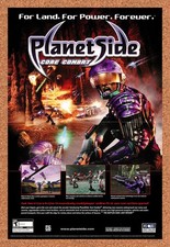 2004 PlanetSide Core Combat PC Original Advertisement / Retro Promo v2 picture