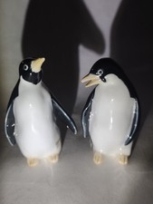 Vintage Otagiri Porcelain Penguin Figurines Pair Japan Ceramic Animals 1980s OMC picture