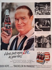 1961 LIFE Ad Advertisement BOB HOPE for HIRES Root Beer picture