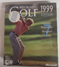 Microsoft Golf 1999 Edition (PC, 1999) RARE vintage Nwd picture