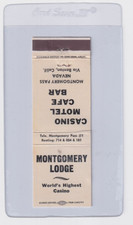 MONTGOMERY LODGE and CASINO - 1950's gaming matchcover - Montgomery Pass, Nevada picture
