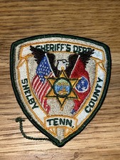 Vtg Obsolete Sheriff’s Office Department Patch Shelby County Tennessee picture