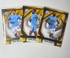 Topps Gold Drip Lot of 3 #47 #48 #50 Álvarez De Bruyne Agüero picture